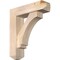 Ekena Millwork Imperial Craftsman Smooth Bracket w/ Offset Brace, Douglas Fir, 7 1/2"W x 28"D x 32"H BKT0806X28X32IMP04SDF - alternate 1